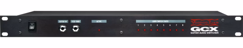 GCX True Bypass 8-Loop Rackmount Audio Switcher