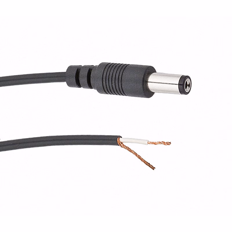 2.1mm Straight Barrel Connector on a 36" Cable